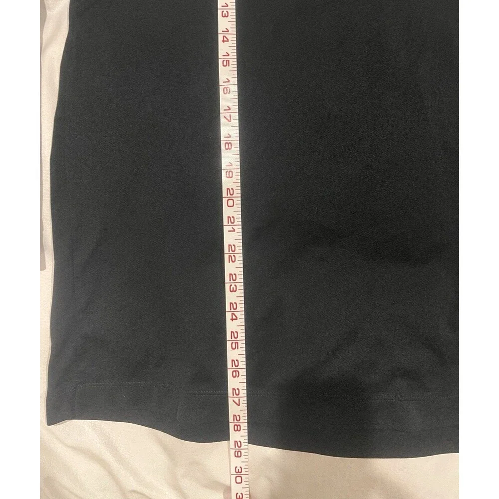 Nike Men’s Long Sleeve Black Performance Polo Shirt Sz Large 100% Polyester